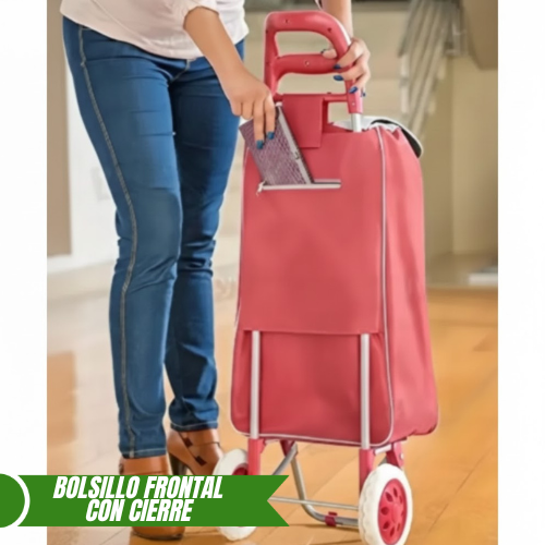 Carrito de compras plegable