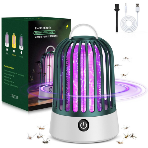 LÁMPARA MATA MOSQUITOS RECARGABLE