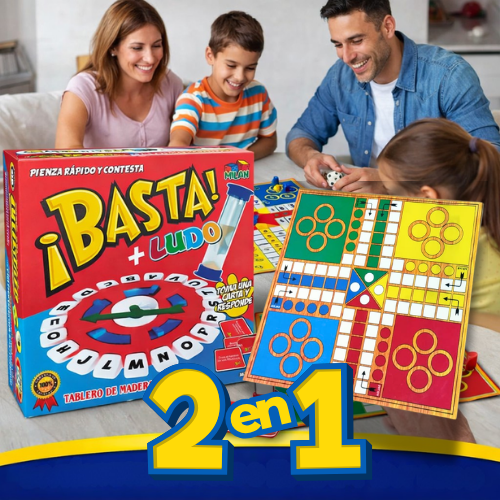 BASTA YA + LUDO 2 EN 1