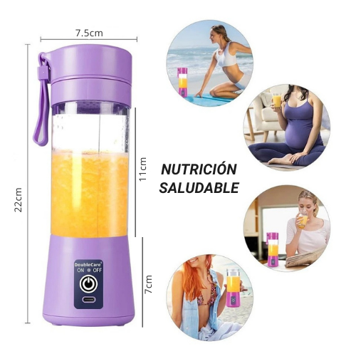 LICUADORA PORTÁTIL RECARGABLE