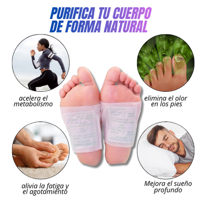 parche desintoxicantes de pie
