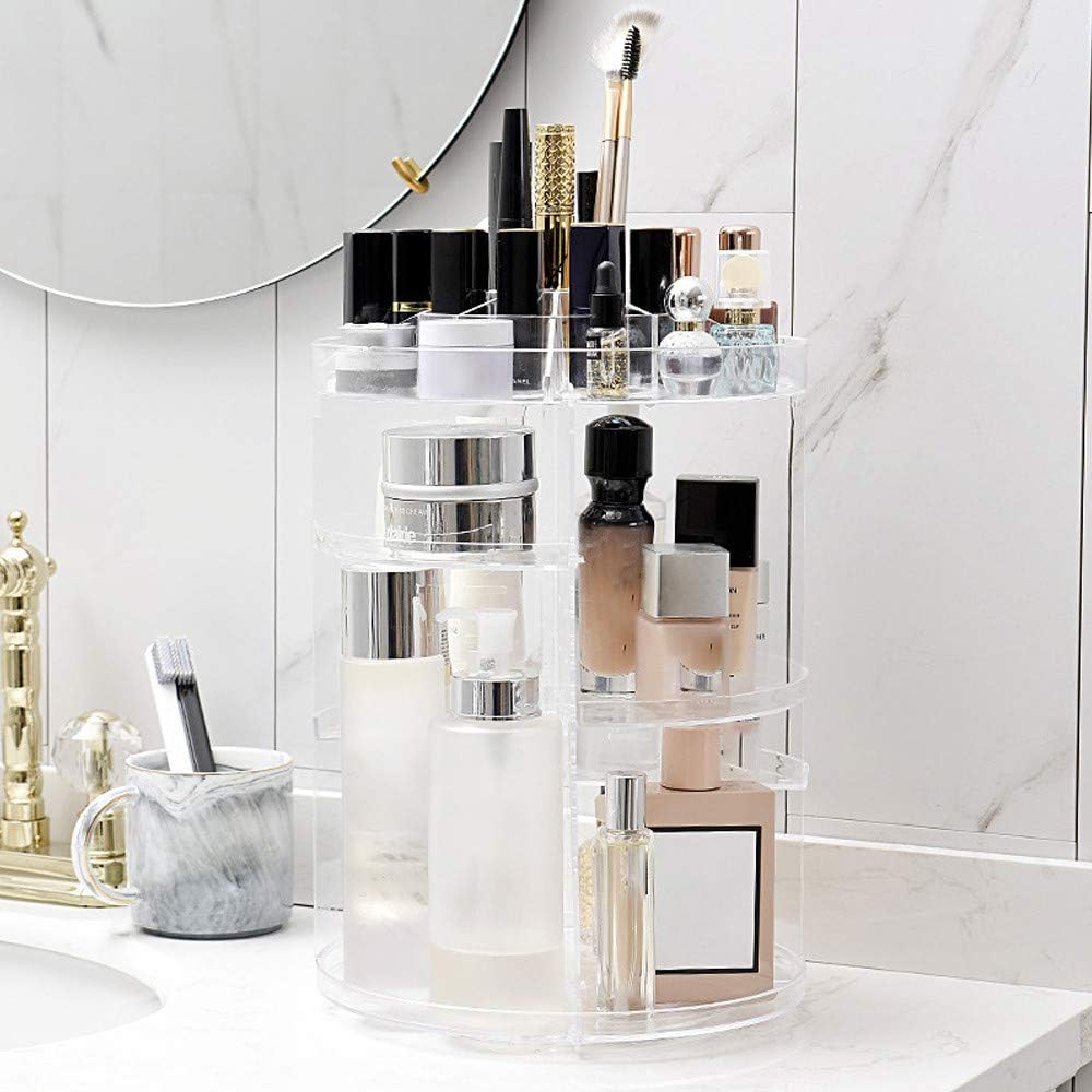 ORGANIZADOR DE MAQUILLAJE GIRATORIO
