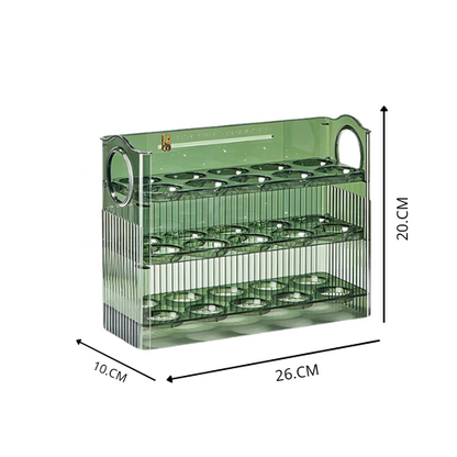 organizador de huevo 3 niveles