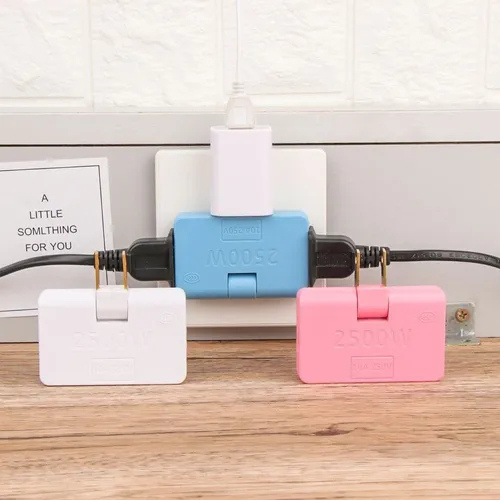 ADAPTADOR ENCHUFE TRIPLE GIRATORIO 180° MULTIENCHUFE