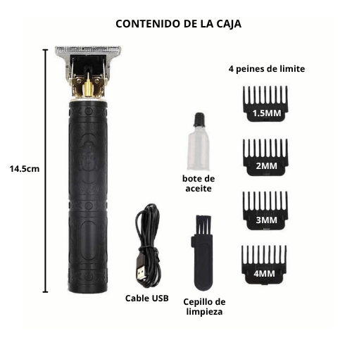 AFEITADORA RECARGABLE MULTIFUNCION