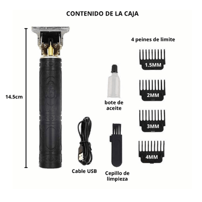 AFEITADORA RECARGABLE MULTIFUNCION