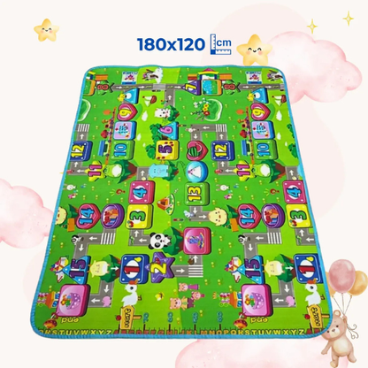 ALFOMBRA ANTIGOLPE PARA BEBÉ DOBLE CARA 180x120