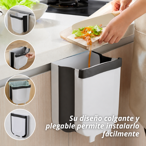 BASURERO PLEGABLE COLGANTE PARA COCINA
