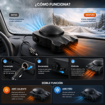 CALENTADOR Y ENFRIADOR DE COCHE PORTÁTIL