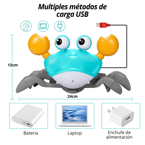 CANGREJO INTERACTIVO RECARGABLE