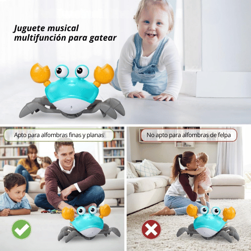 CANGREJO INTERACTIVO RECARGABLE
