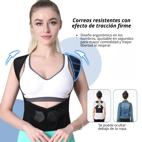 CORRECTOR DE POSTURA PARA MUJERES Y HOMBRES