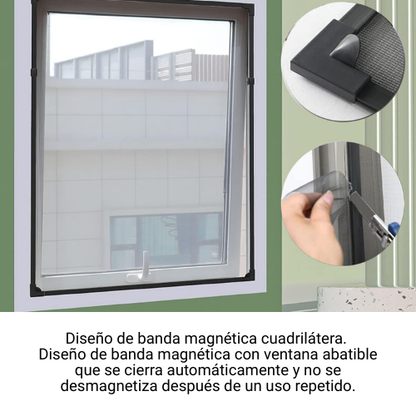 CORTINA MOSQUITERO MAGNÉTICA PARA VENTANA