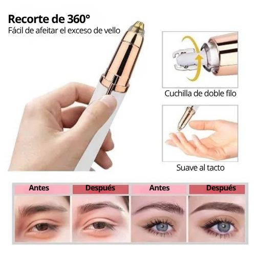 DEPILADOR DE CEJAS RECARGABLE