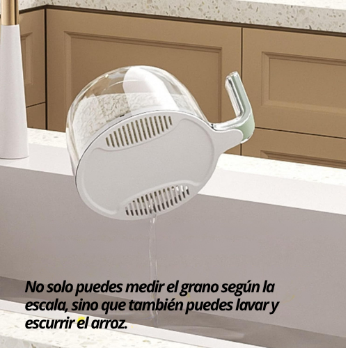 DISPENSADOR DE ALIMENTOS SECOS CON PORTA HUEVOS
