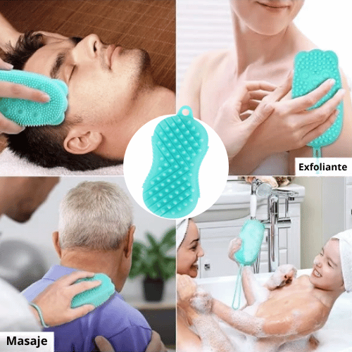 ESPONJA EXFOLIANTE DE SILICONA