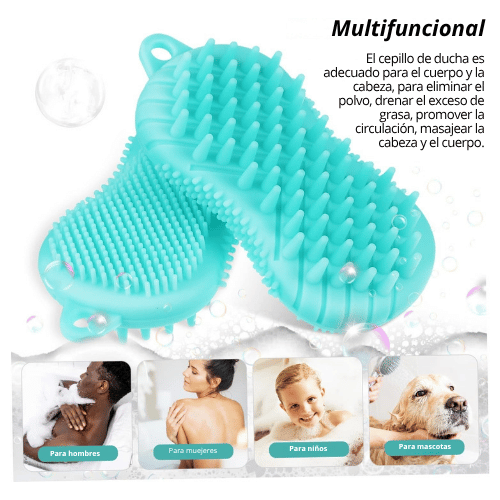 ESPONJA EXFOLIANTE DE SILICONA