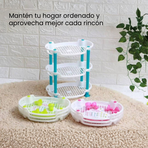 ESTANTE MULTIFUNCIONAL DE 3 CAPAS