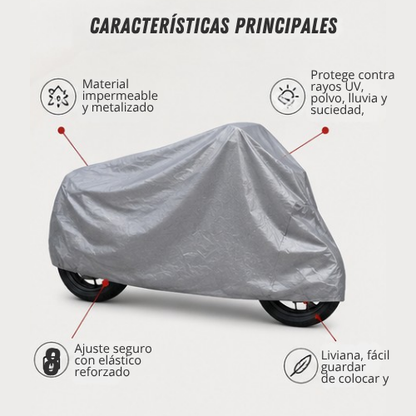 FUNDA IMPERMEABLE PARA MOTOCICLETA