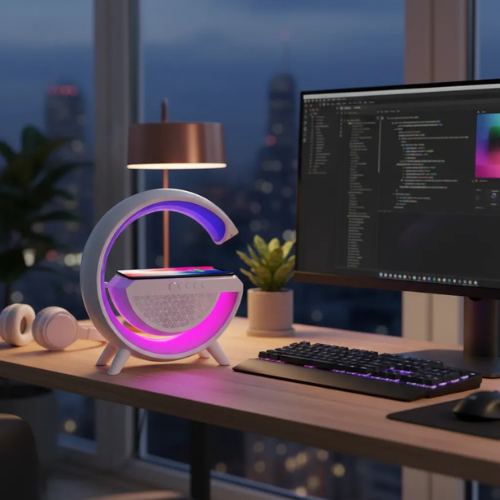 LÁMPARA G LUZ LED CON PARLANTE BLUETOOTH