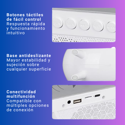 LÁMPARA G LUZ LED CON PARLANTE BLUETOOTH