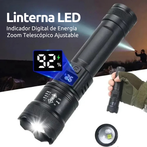 LINTERNA TÁCTICA LED