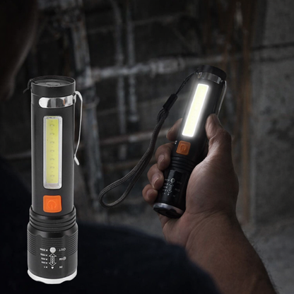 LINTERNA TÁCTICA LED RECARGABLE