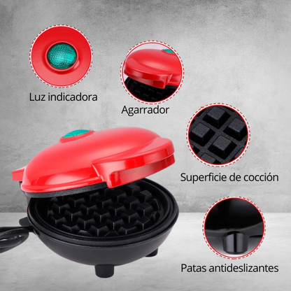 MINI WAFFLERA ELÉCTRICA