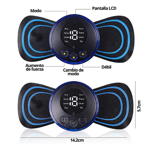 MINI MASAJEADOR DE MICRO CORRIENTE EMS