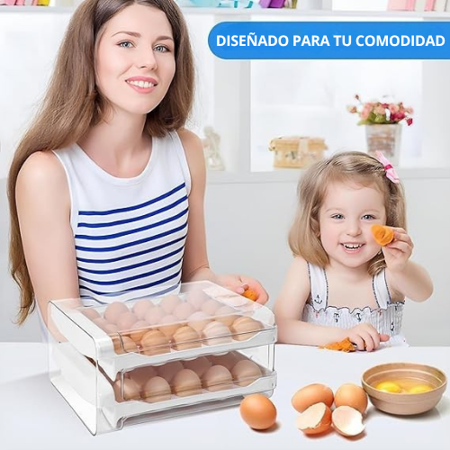 ORGANIZADOR DE HUEVO DE DOS NIVELES