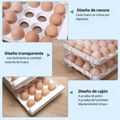 ORGANIZADOR DE HUEVO DE DOS NIVELES
