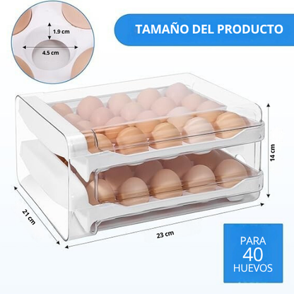 ORGANIZADOR DE HUEVO DE DOS NIVELES