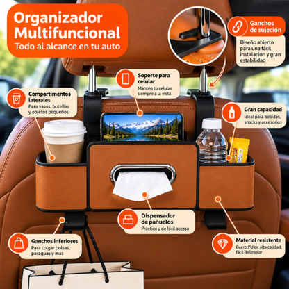 ORGANIZADOR DE ESPALDAR DE AUTO