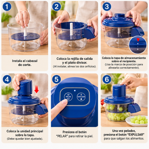 PELADORA DE FRUTAS Y VERDURAS INALÁMBRICA