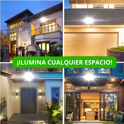 REFLECTOR SOLAR LED DE 100W CON CONTROL