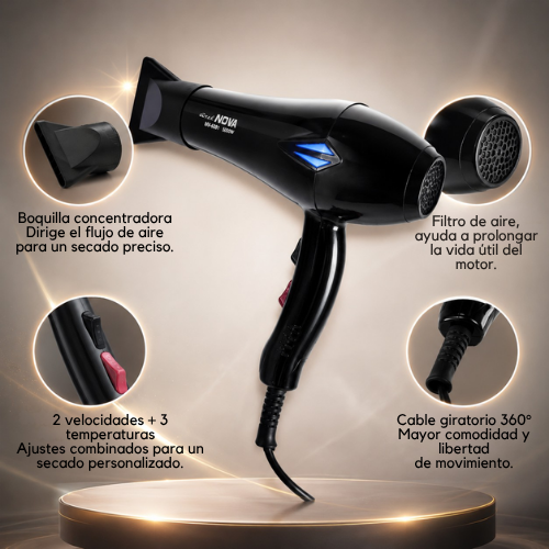 SECADOR DE CABELLO NOVA