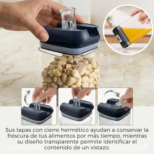 Set de 7 Organizadores Herméticos Premium