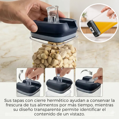 Set de 7 Organizadores Herméticos Premium