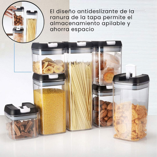 Set de 7 Organizadores Herméticos Premium