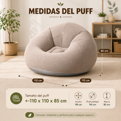 SILLÓN INFLABLE PORTÁTIL