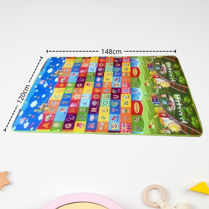 ALFOMBRA ANTIGOLPE PARA BEBÉ DOBLE CARA 120x148cm