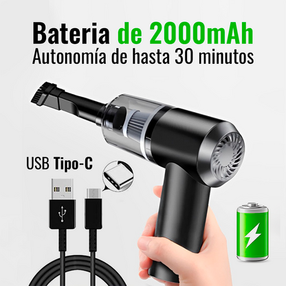 MINI ASPIRADORA RECARGABLE 2 EN 1