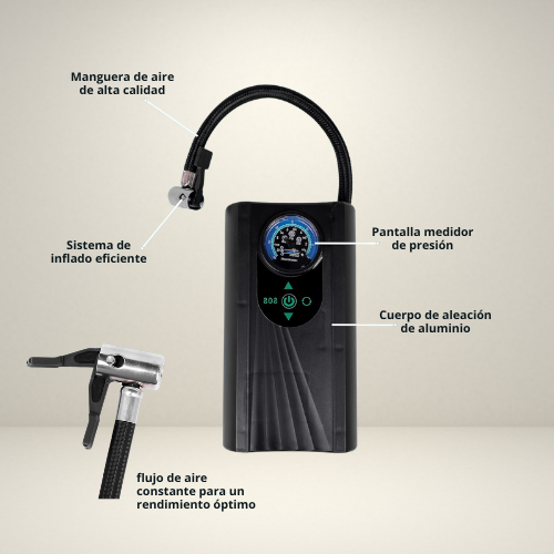 COMPRESOR DE AIRE PORTÁTIL