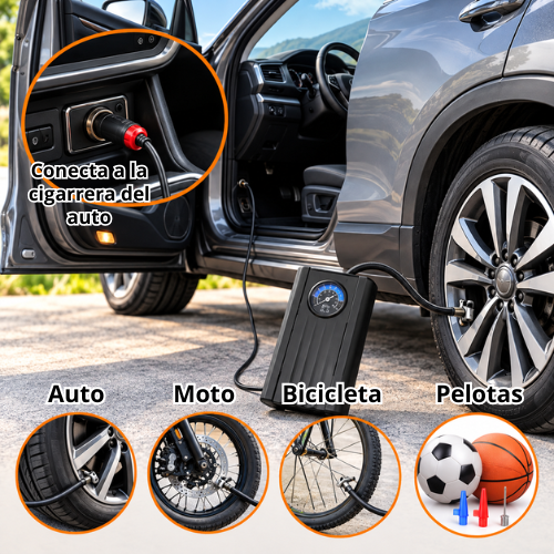 COMPRESOR DE AIRE PORTÁTIL 12V