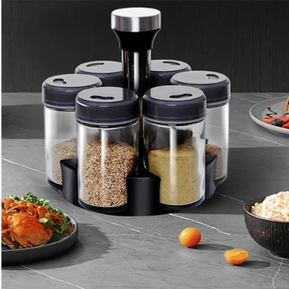 CONDIMENTERO DE SEIS PIEZAS