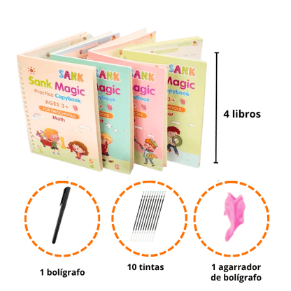 KIT DE CUADERNOS MÁGICOS DE CALIGRAFÍA