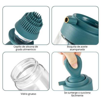 DISPENSADOR DE ACEITE CON BROCHA