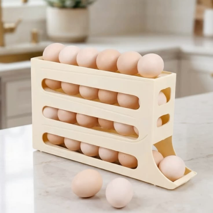 DISPENSADOR DESLIZANTE DE HUEVOS DE 4 NIVELES