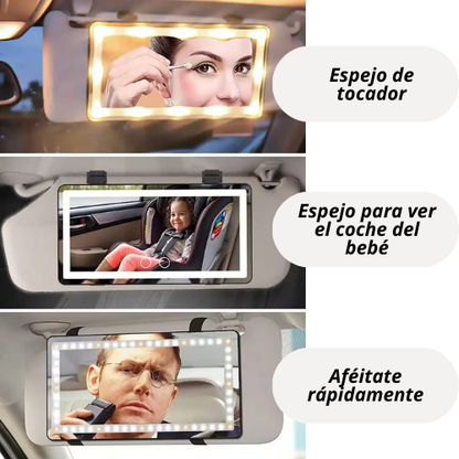 ESPEJO LED PARA AUTO
