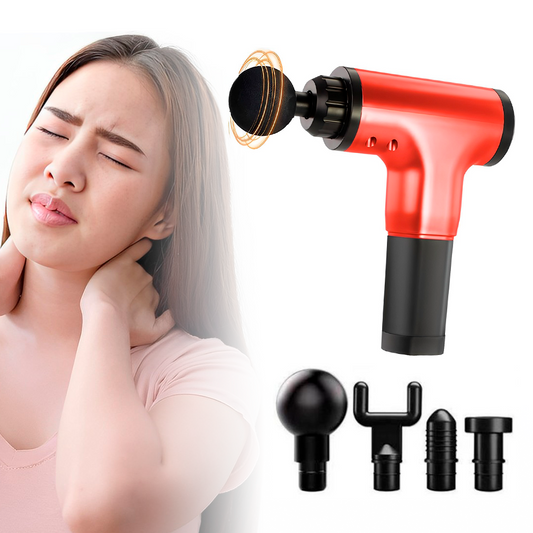 MASAGEADOR MUSCULAR DIGITAL (4 CABEZALES) 6 INTENSIDADES